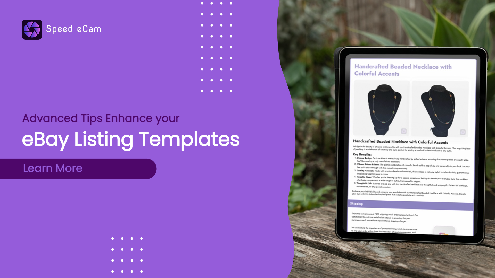 Advanced Tips: Enhance your eBay Listing Templates