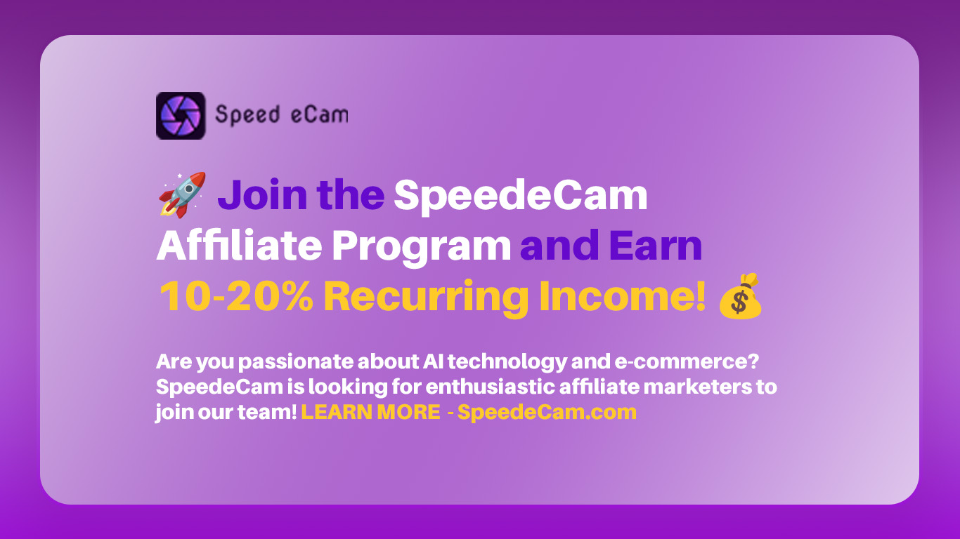 Join the SpeedeCam Affiliate Program