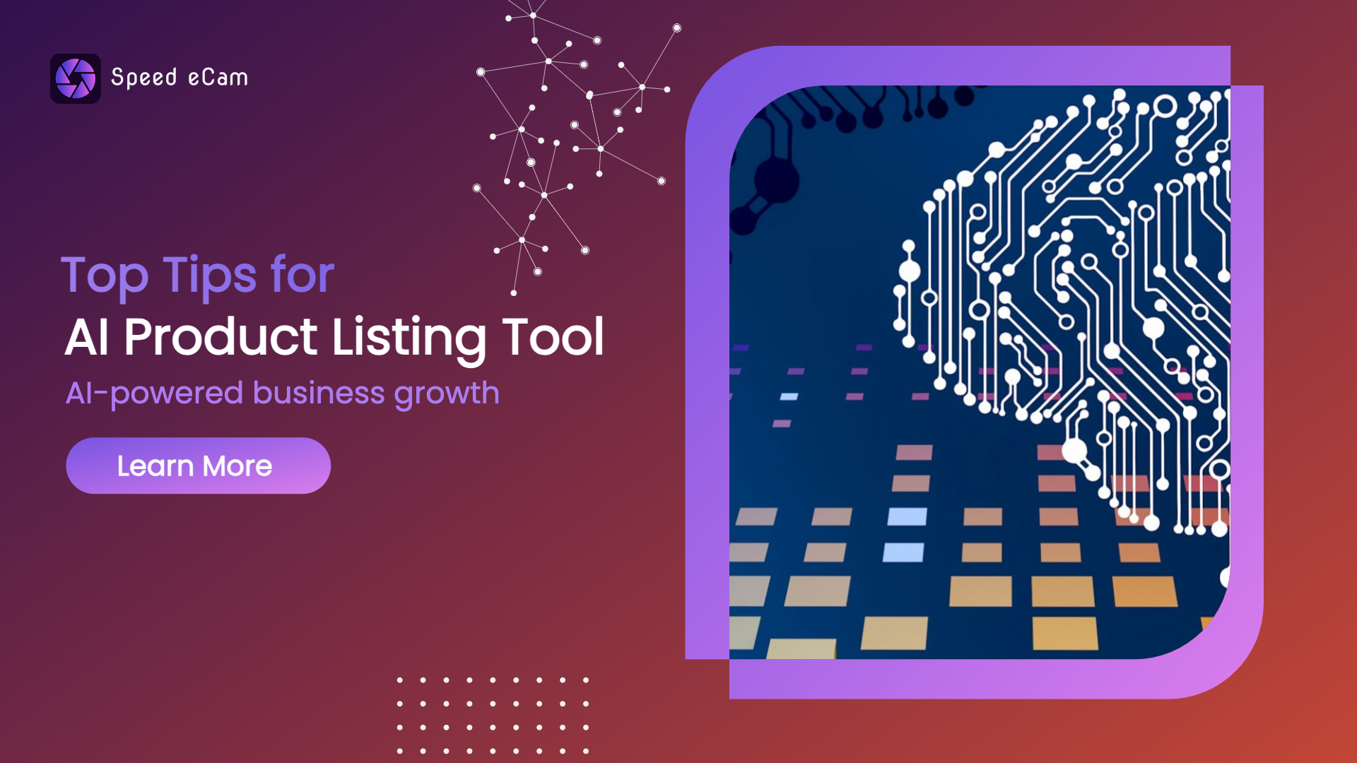 Top Tips for Getting Started with The AI Product Listing Tool Speed eCam