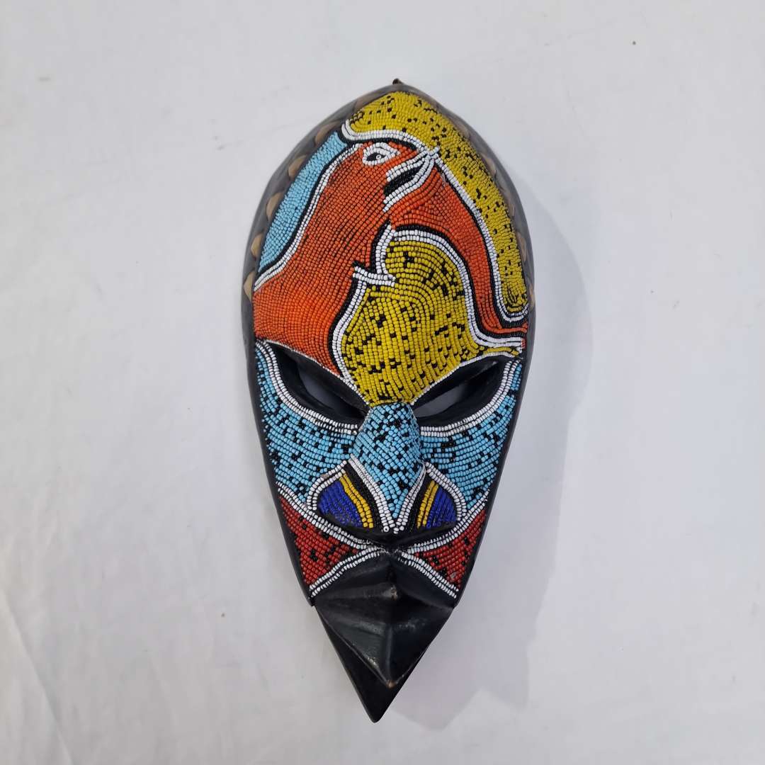 Handcrafted Tribal Mask Wall Decor