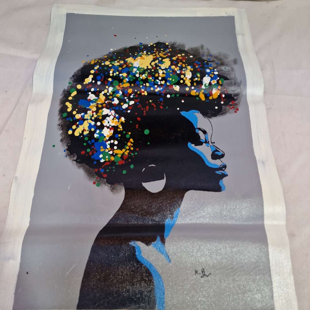 colorful-afro-art-print-on-canvas