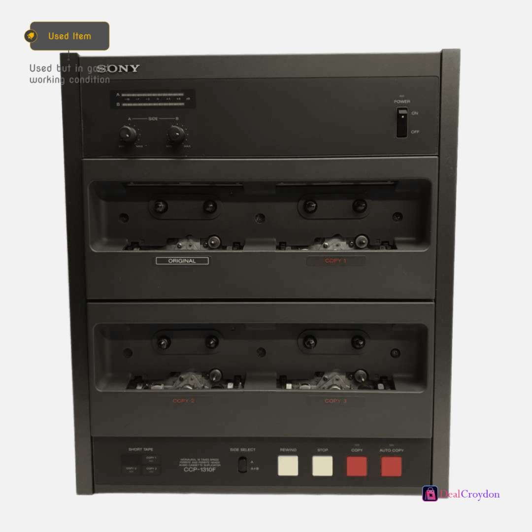 SONY CCP-1310F AUDIO CASSETTE PLAYER DUPLICATOR MONOAURAL 16 X