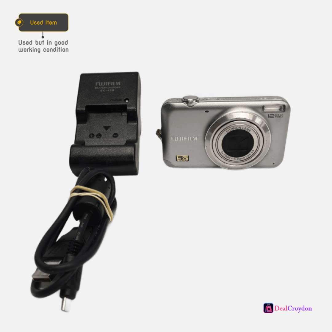 FUJIFILM FINEPIX JX210 5X ZOOM f=5-25mm 1:3.6-5.9 DIGITAL CAMERA + 4GB SD CARD