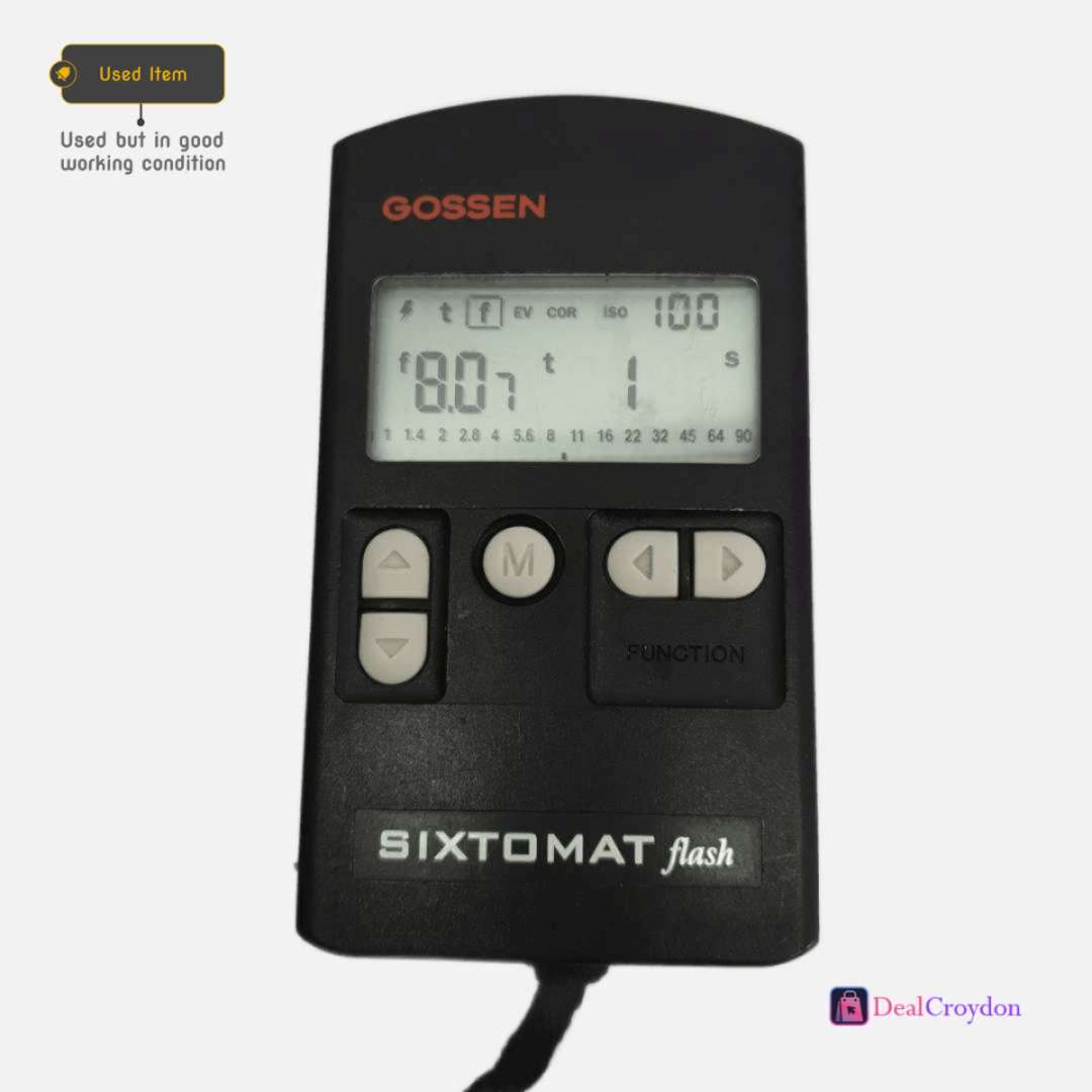 GOSSEN SIXTOMAT FLASH LIGHT METER + CASE