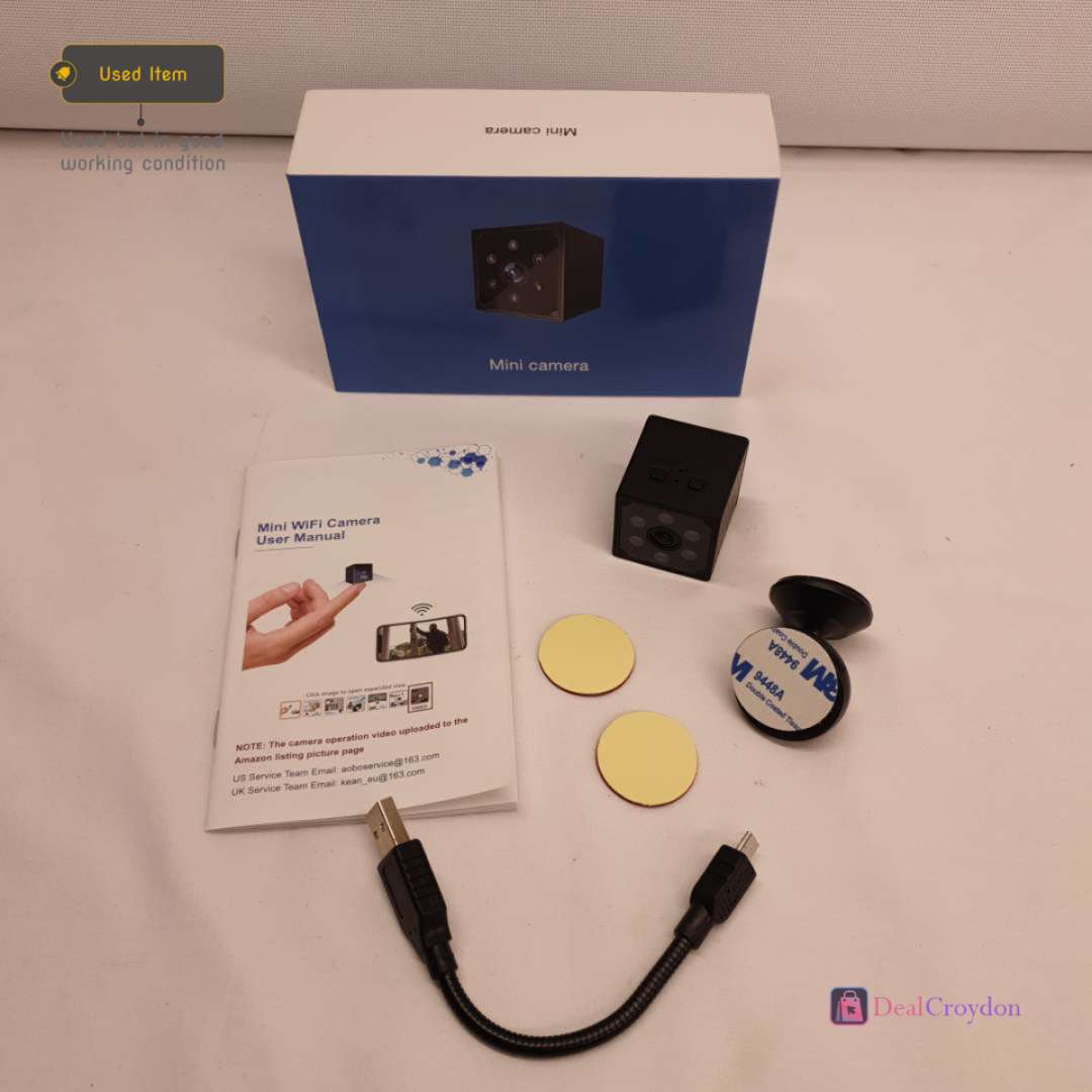KEAN Q15 MINI CAMERA SECURITY WIFI SPY 4K HD HIDDEN SMALL WIFI CAM-VJWkd