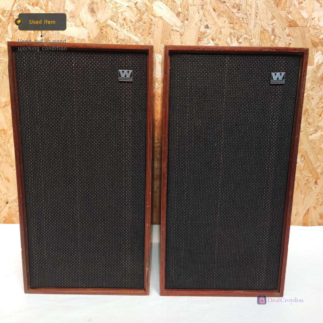 2 X WHARFEDALE LINTON 2 LOUDSPEAKERS WIRED SPEAKER PAIR | eBay