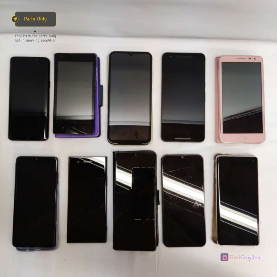 job-lot-10-mobile-phones-samsung-sony-huawei-xiaomi-cubot-smartphones-for-parts