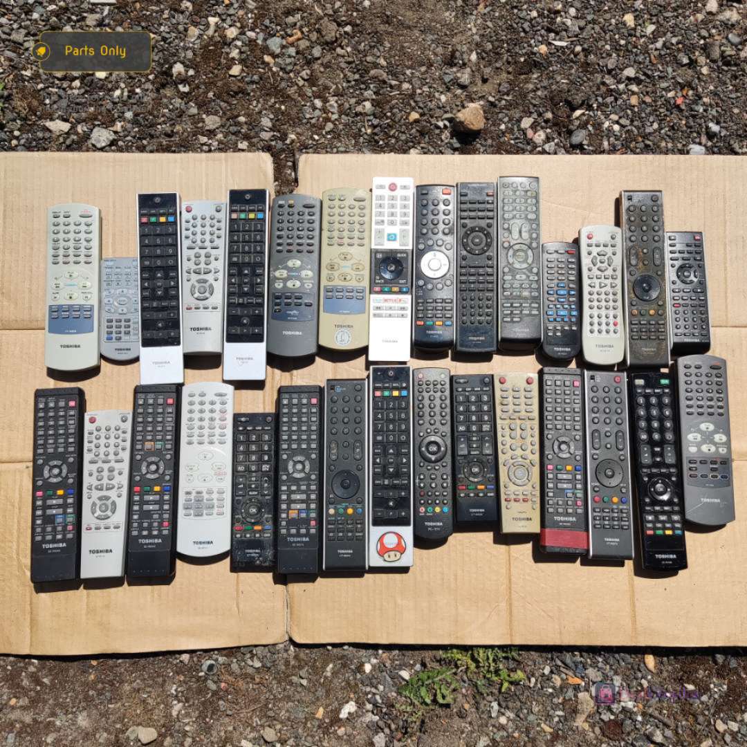 job-lot-30-toshiba-remote-controls-mixed-models-tv-remote-controllers-untested